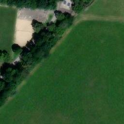Sand Volleyball Court — aerial view