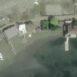 Bainbridge Island Beach Volleyball Court #2 — aerial view