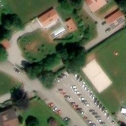 Sand Volleyball Court — aerial view