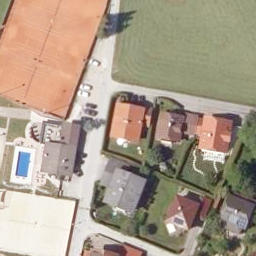 Sand Volleyball Court — aerial view