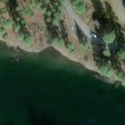 Kootenai County Beach Volleyball Court #1 — aerial view