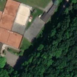 Sand Volleyball Court — aerial view