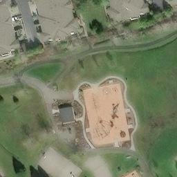 Redmond Ridge Beach Volleyball Court — aerial view