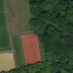 Sand Volleyball Court — aerial view