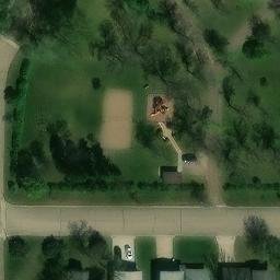 New Rockford Beach Volleyball Court — aerial view