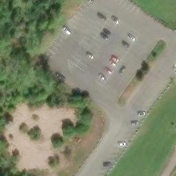 North Beach Volleyball — aerial view