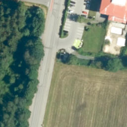 Sand Volleyball Court — aerial view