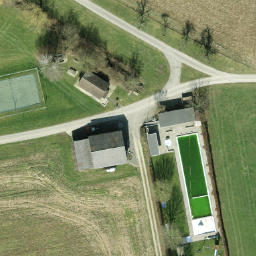 Volleyball Court — aerial view