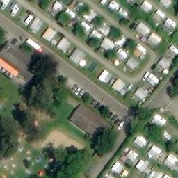 Sand Volleyball Court — aerial view