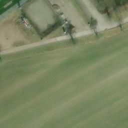 Sand Volleyball Court — aerial view