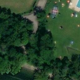 Sand Volleyball Court — aerial view