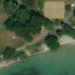 Beachvolleyball — aerial view