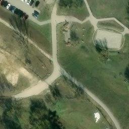 Strandröplabda-pálya — aerial view