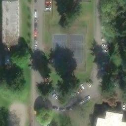 Kirkland Beach Volleyball Court #1 — aerial view