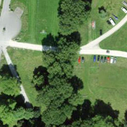 Volleyball Court — aerial view