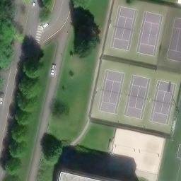 University District Beach Volleyball Court #2 — aerial view