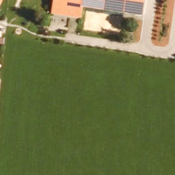 Sand Volleyball Court — aerial view