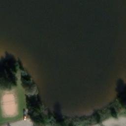 Sand Volleyball Court — aerial view