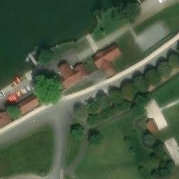 Sand Volleyball Court — aerial view