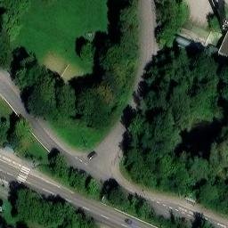 Sand Volleyball Court — aerial view