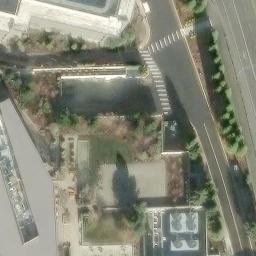 Overlake Beach Volleyball Court #1 — aerial view