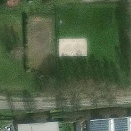 Sand Volleyball Court — aerial view