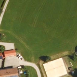 Sand Volleyball Court — aerial view