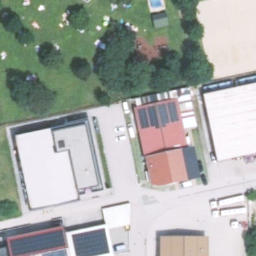 Volleyballplatz — aerial view