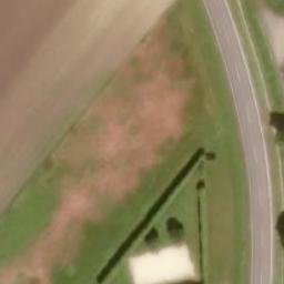 Sand Volleyball Court — aerial view