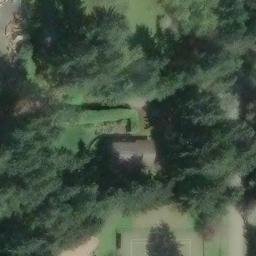 Bainbridge Island Beach Volleyball Court #1 — aerial view
