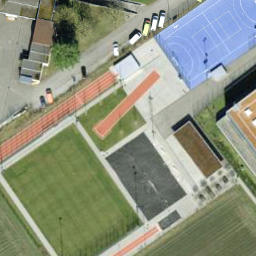 Beachvolleyball — aerial view