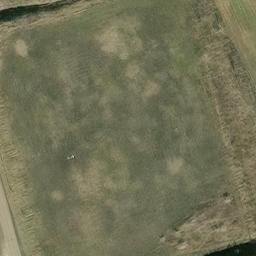 Grass Volleyball Court — aerial view