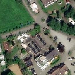 Sand Volleyball Court — aerial view