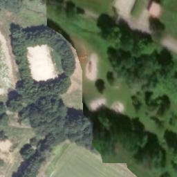Sand Volleyball Court — aerial view