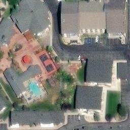 Leavenworth Beach Volleyball Court — aerial view