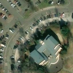 Sand Volleyball Court — aerial view