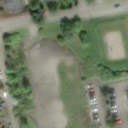 Mercer Island Beach Volleyball Court #2 — aerial view