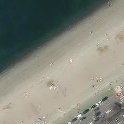 West Seattle Beach Volleyball Court #3 — aerial view