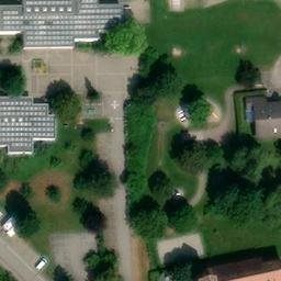 Sand Volleyball Court — aerial view