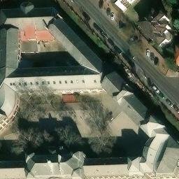 Volleyball Court — aerial view
