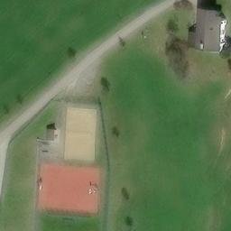 Sand Volleyball Court — aerial view