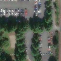 Georgetown Beach Volleyball Court #13 — aerial view
