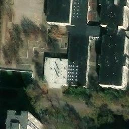 Sand Volleyball Court — aerial view