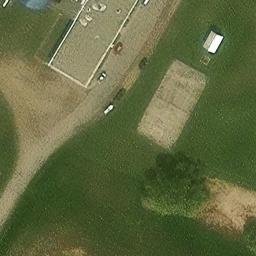Foster County Beach Volleyball Court #1 — aerial view