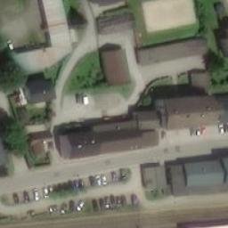 Sand Volleyball Court — aerial view