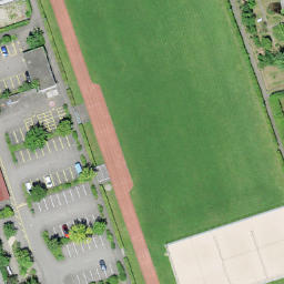 Sand Volleyball Court — aerial view