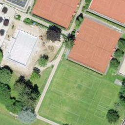 Volleyball Court — aerial view