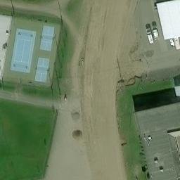 Hoyt Lakes Beach Volleyball Court #1 — aerial view