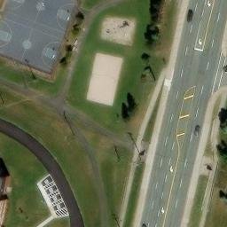 Mount Pearl Beach Volleyball Court #2 — aerial view