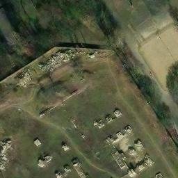 Sand Volleyball Court — aerial view